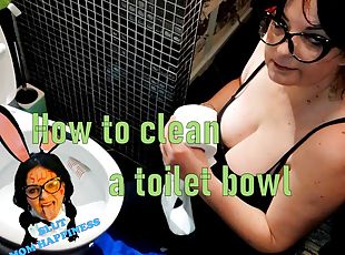  How to clean a toilet bowl