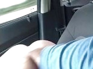 Hot college student gives her ass to an Uber driver