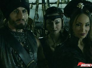 Jesse and Katsuni getting banged hard on the pirate ship