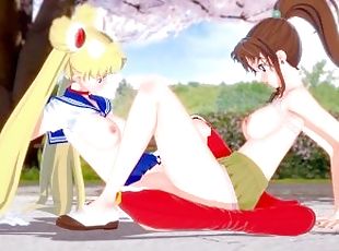 Sailor Moon Lesbian Makoto and Usagi