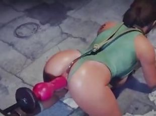 Lara Croft BDSM Anal Creampie 3D Hentai