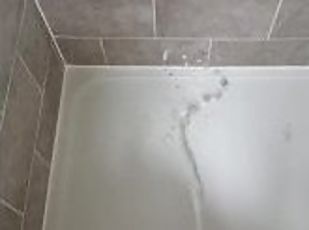 Pissing in the shower