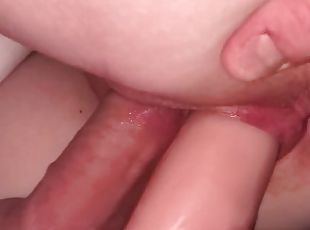 dvp with 8 inch dildo and 8 inch cock