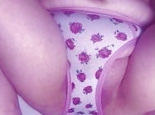 Teeny Rose Panties Anal Dildo