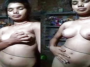 Desi Village Girl Record Her Nude Video For L...