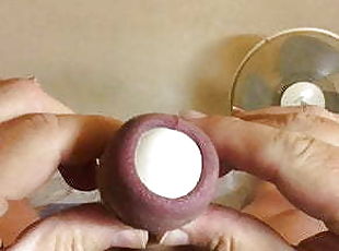 10-minute foreskin video - ball and spoon     