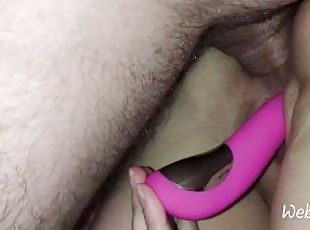 Double Penetration - He Fucked My Asshole While I Was Playing With My Toy - Webgirlfriend