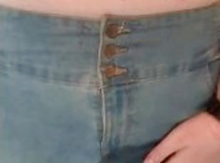 Chubby poss whore loves wetting jeans