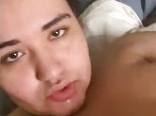 Thick Mexican Latina teases hard cocls for the internet