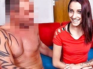1st ROUGH HOOK UP with TOTAL STRANGER - LOAD on TITS