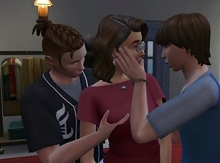 SIMS 4 MOTHER FUCKS HER TWINS