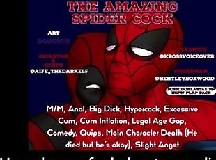 Deadpool gets fucked by Spiderman's gigantic cock