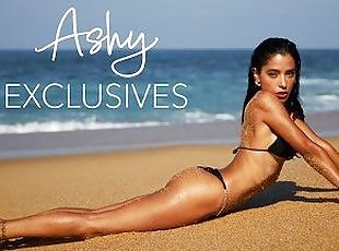 Bikini Photoshoot of Stunning Model on Beach  ASHY EXCLUSIVES