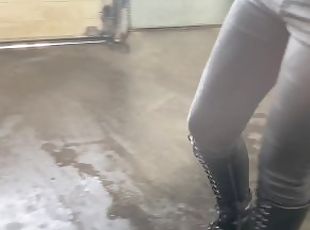 Boots crushing, stomping and walkover pineapple???? full video on JuliaApril @ onlyfans