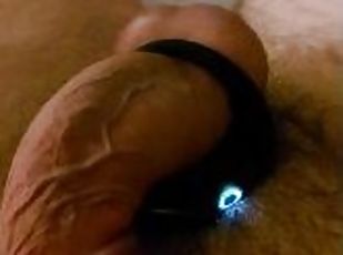 First Time Vibrating Cock Ring Experience!  Lot's of POV Cock with a juicy ending!