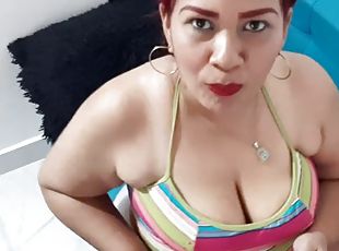 She is mature, she loves to suck my cock, she is a slut