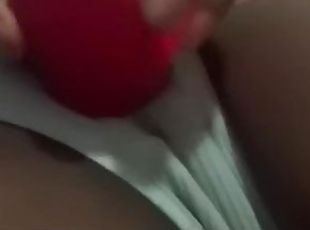 Dirty Panties Masturbation Ebony Female Play with Shaking Orgasm