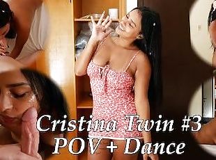 Big booty latina teen babe POV blowjob and dancing!