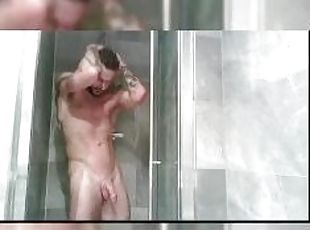 Hunk in shower